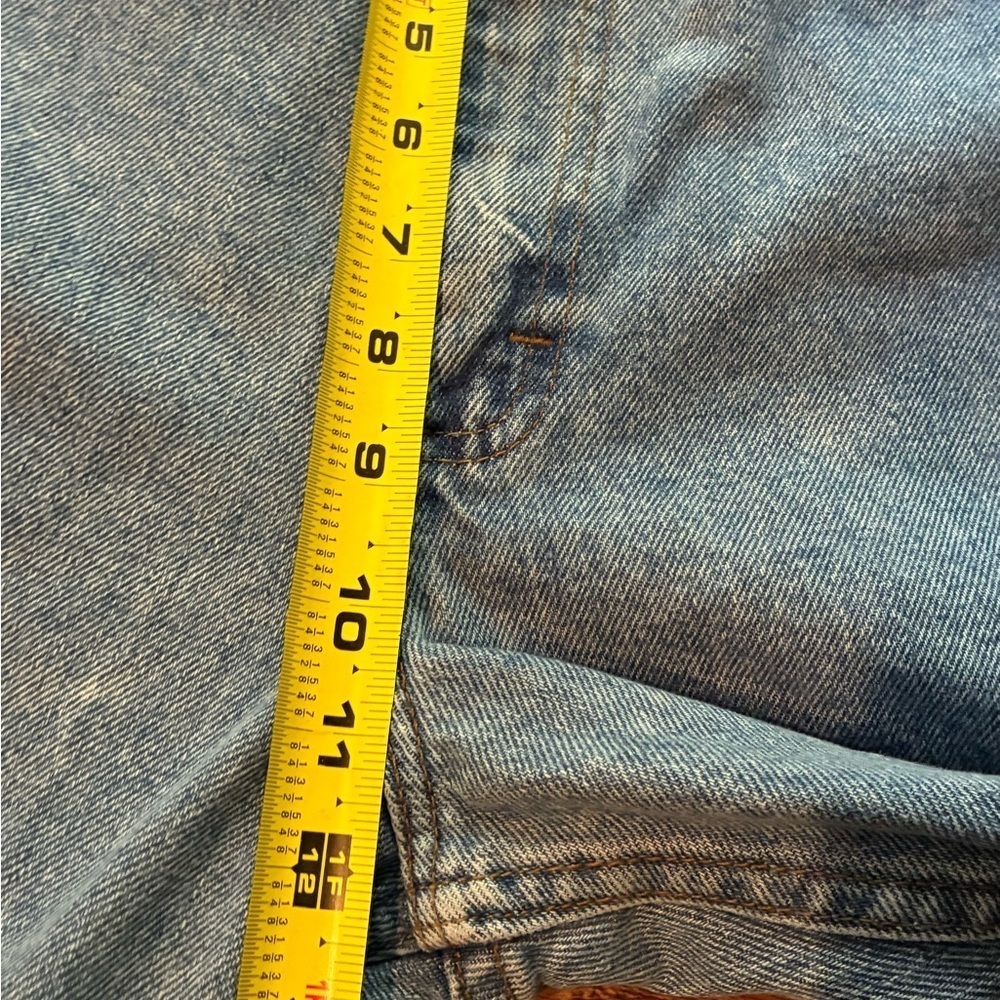 Vintage Lee Relaxed Fit Jeans 40x30 Light Wash USA Authentic 100% Cotton Denim - Picture 5 of 15